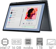 Elektronika OUTLET - 2w1 DELL Inspiron 7630 i7-1360P 16GB 1TB SSD 16" 4K UHD+ 3840x2400 OLED X360 Nvidia MX550 2GB WiFi BT KAM Win11 Gw12mc - miniaturka - grafika 1
