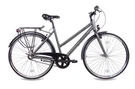 Rowery - Rower Miejski 28 Damski Stal Uniwersalny Kontra Bagażnik Błotniki Światła - miniaturka - grafika 1