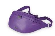 Nerki - Saszetka Skórzana Vezze Pancia Fioletowa - miniaturka - grafika 1