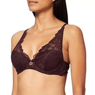 Emporio Armani Body Brazilian Eternal Koronkowa Top Kobiety, Café, 70B - Koszulki i topy damskie - miniaturka - grafika 1