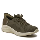 Sneakersy damskie - Sneakersy Skechers Ultra Flex 3.0-Brilliant Path 149710/OLV Khaki - miniaturka - grafika 1
