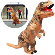 Dodatki do strojów karnawałowych - Przebranie Dmuchany Dinozaur T-Rex Kostium - miniaturka - grafika 1