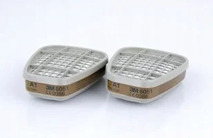 3M 6051 Pochłaniacz A1 do maski 3M 2szt - Odzież robocza - miniaturka - grafika 1