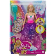 Lalki dla dziewczynek - Mattel Barbie Dreamtopia 2in1 Księżniczka Syrenia Przemiana GTF92 GTF91 - miniaturka - grafika 1