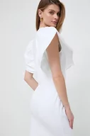 Sukienki - Karl Lagerfeld sukienka kolor biały mini dopasowana - miniaturka - grafika 1
