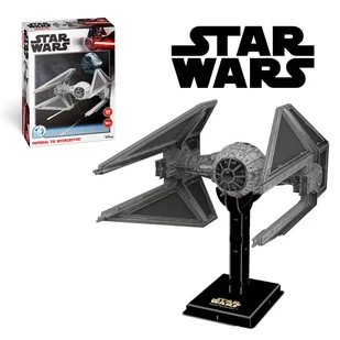 Puzzle 3D Star Wars Interceptor Krawat Imperialny - Układanki dla dzieci - miniaturka - grafika 1