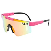 Okulary sportowe - Sportowe okulary przeciwsłoneczne ST-MAX8D różowy/czarny - miniaturka - grafika 1