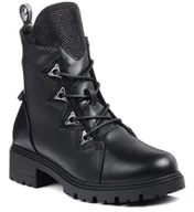 Botki damskie - Botki damskie zimowe ocieplane Barski HY93-52A-36 - miniaturka - grafika 1