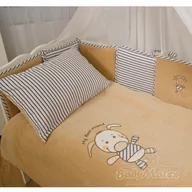 Pościel dla dzieci - Pościel 100x135 Best Friend świnka paseczki z ochraniaczem BabyMatex - miniaturka - grafika 1