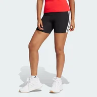 Spodnie sportowe damskie - Szorty Essentials 3-Stripes High Waisted Biker - miniaturka - grafika 1