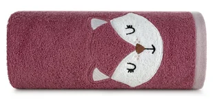 Ręcznik dziecięcy 50x90 Baby 70 różowy lisek 450 g/m2 - Ręczniki - miniaturka - grafika 1