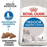 Sucha karma dla kotów - Royal Canin Indoor Appetite Control 0,4 kg - miniaturka - grafika 1