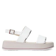 Sandały damskie - Sandały s.Oliver 5-28760-44 Biały - miniaturka - grafika 1
