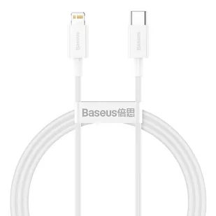 Baseus Superior kabel USB Typ C - Lightning Power Delivery 20 W 1 m Biały (CATLYS-A02) - Kable USB - miniaturka - grafika 1