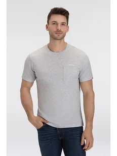 Replay Koszulka w kolorze jasnoszarym - Koszulki męskie - miniaturka - grafika 1