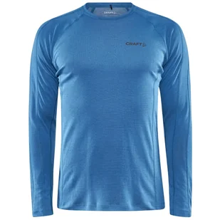 Męska koszulka Craft ADV Wool Merino RN LS Rozmiar: L / Kolor: niebieski - Koszulki sportowe męskie - miniaturka - grafika 1