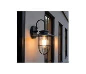 Lampy ogrodowe - Zuma Line 17068-WD- Kinkiet zewnętrzny INDUSTRIAL 1xE27/60W/230V IP44 czarny - miniaturka - grafika 1