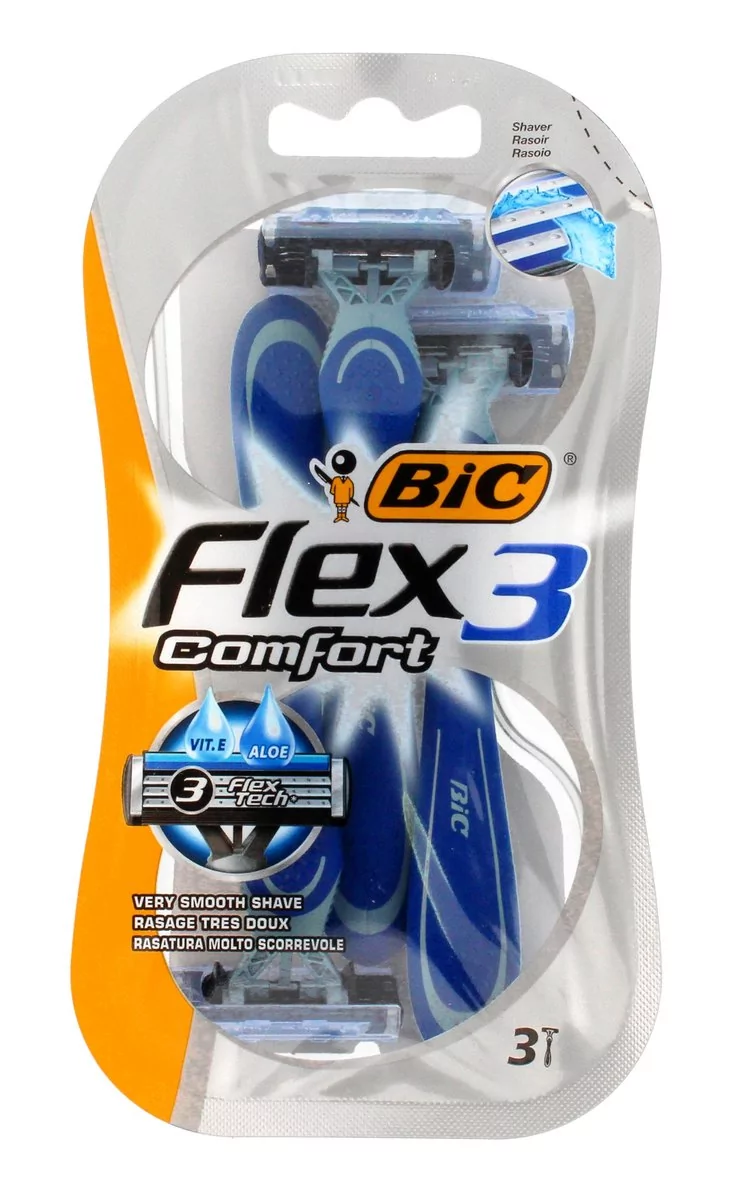 BiC Maszynka do golenia Flex 3 Comfort 3 sztuki
