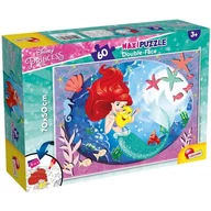 Puzzle - Puzzle dwustronne maxi Księżniczki Ariel 60 - miniaturka - grafika 1