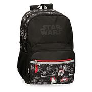 Plecaki szkolne i tornistry - Star Wars Space Mission plecak szkolny, podwójna przegródka, regulowany, czarny, 32 x 45 x 15 cm, poliester, 21,6 l - miniaturka - grafika 1