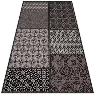 Dywan do domu na taras Kombinacja różnych wzorów 140x210 cm - Dywany zewnętrzne - miniaturka - grafika 1