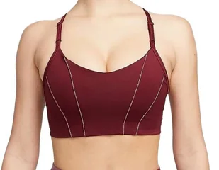 Stanik sportowy Nike Yoga Metallic Tape Dri-FIT DD1407-638 S - Biustonosze - miniaturka - grafika 1