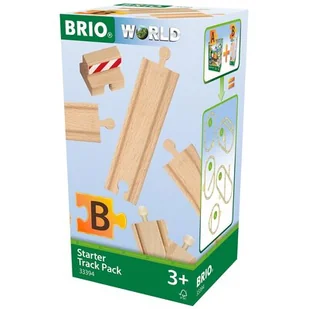 Brio Zestaw szyn Starter Pack B 33394 - Kolejki i akcesoria - miniaturka - grafika 1