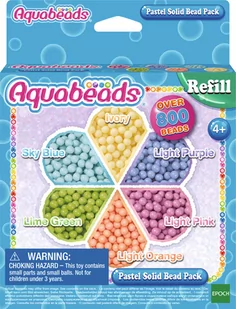 Epoch Aquabeads 31360 Pastelowe Lite Koraliki ŁÓDŹ 31360 - Prace ręczne dla dzieci - miniaturka - grafika 3