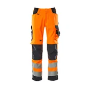 Odzież robocza - SPODNIE Z KIESZENIAMI NA KOLANACH MASCOT SAFE SUPREME KENDAL 15579-860; POMARAŃCZ HI-VIS/CIEMNY GRANAT - miniaturka - grafika 1