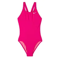 Stroje kąpielowe - Nike Essential One Piece jednoczęściowy kostium kąpielowy dla dziewcząt (villian Red, M) - miniaturka - grafika 1