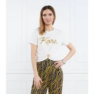 Koszulki i topy damskie - Michael Kors T-shirt KORS LOGO | Regular Fit - miniaturka - grafika 1