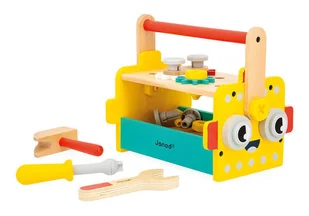 Janod, Brico ‘Kids, Skrzynka z narzędziami, Robot - Mały naukowiec - miniaturka - grafika 1