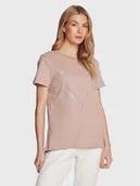 Koszulki i topy damskie - Guess T-Shirt Adele V2YI07 K8HM0 Różowy Regular Fit - miniaturka - grafika 1