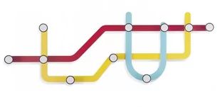 Umbra Wieszak Subway kolorowy 318187-370 - Wieszaki i stojaki - miniaturka - grafika 3