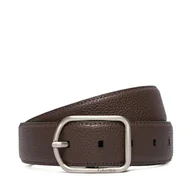 Paski - Pasek Męski Calvin Klein Round Buckle 35Mm LV04D7024G Brązowy - miniaturka - grafika 1