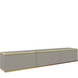 Szafka RTV-175 MDF Szary Mat Oro Piaski Meble Szary - Szafki RTV - miniaturka - grafika 1