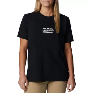 Koszulka Columbia Boundless Beauty 2036581010 - czarna - Koszulki sportowe damskie - miniaturka - grafika 1