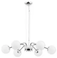 Lampy sufitowe - Lemir Nol żyrandol 6-punktowy chrom O2906 W6 CH - miniaturka - grafika 1