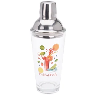 Excellent Houseware SHAKER SZKŁO/STAL 123319 - Shakery barmańskie - miniaturka - grafika 1