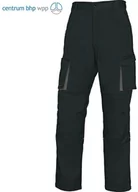 Odzież robocza - Delta Plus Spodnie robocze mach2 z poliestru/bawełny kolor czarno-szary rozmiar M M2PA2NOTM M2PA2NOTM - miniaturka - grafika 1