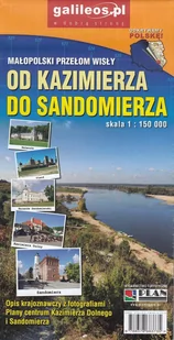 Plan Mapa- Małopolski przełom Wisły i okolice 1:150 000 praca zbiorowa - Atlasy i mapy - miniaturka - grafika 1