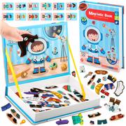Układanki dla dzieci - Ricokids, Książka magnetyczna edukacyjna pudełko puzzle układanka - miniaturka - grafika 1