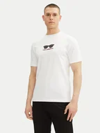 Koszulki męskie - KARL LAGERFELD T-Shirt 755400 552235 Biały Regular Fit - miniaturka - grafika 1