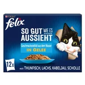 Mokra karma dla kotów - Felix So gut wie es aussieht 12 x 85 g Różnorodność smaków z wody - miniaturka - grafika 1