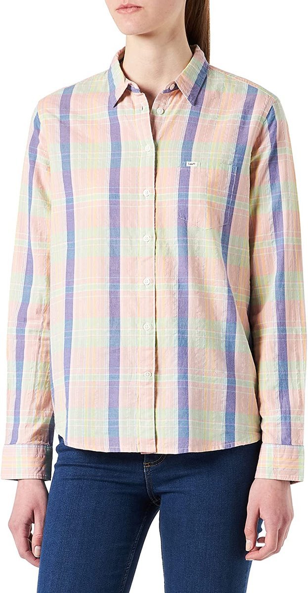 Lee One Pocket Shirt Damska Koszula La Pink L45Tixnl-S