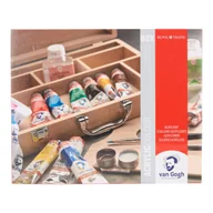 Farby i media malarskie - Talens Zestaw farb akryl Van Gogh 10x40ml + akc 22840513 - miniaturka - grafika 1