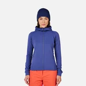Kurtki i kamizelki sportowe damskie - ROSSIGNOL BLUZA NARCIARSKA DAMSKA W MID LAYER THIN FZ niebieski - Rossignol - miniaturka - grafika 1