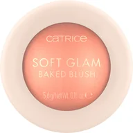 Róże do policzków - Catrice Soft Glam Baked Blush, 020 Peachy Breeze - miniaturka - grafika 1