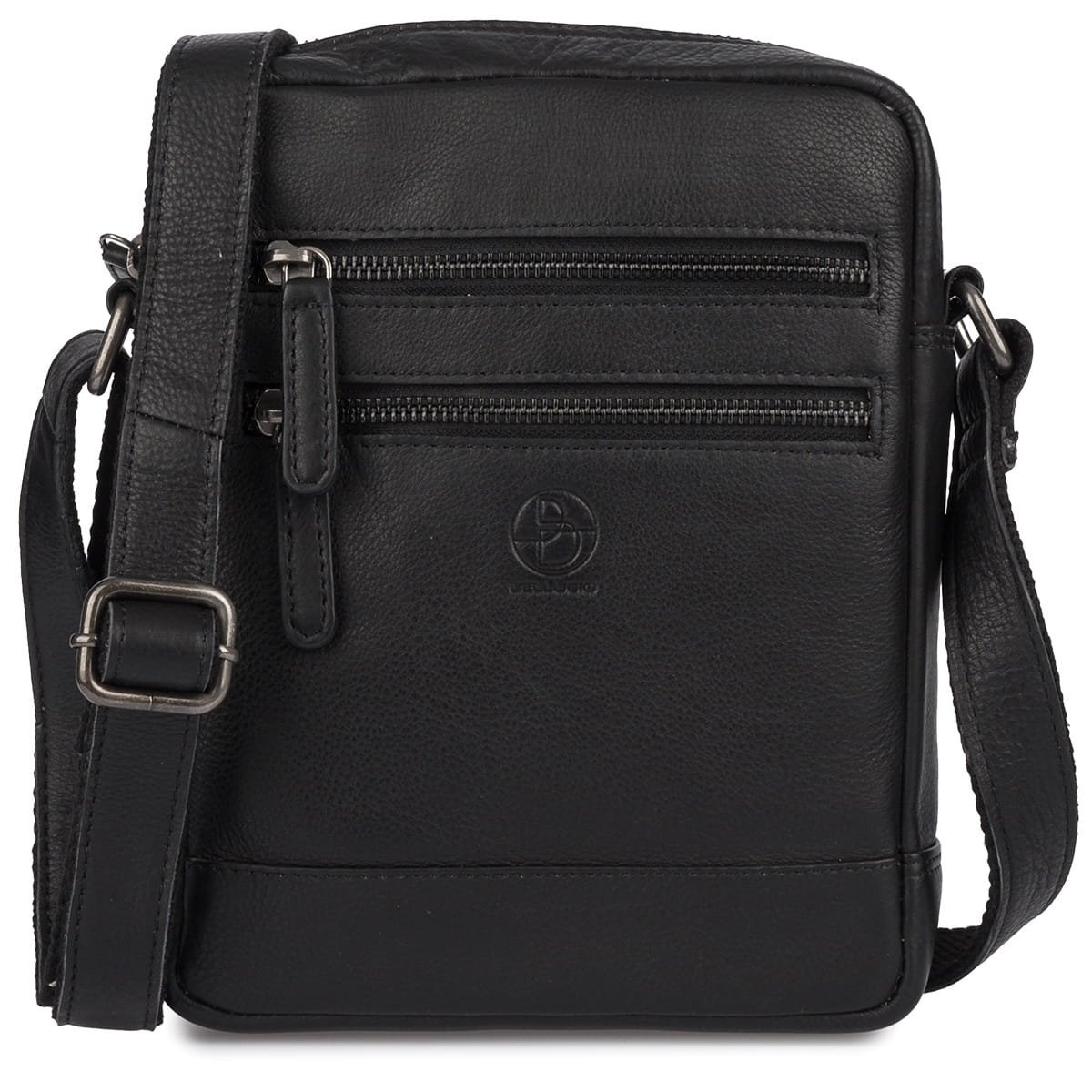 Torba skórzana czarna AMADEO VI