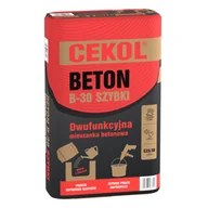 Zaprawy budowlane - Dwufunkcyjna mieszanka betonowa B-30 szybki 25 kg CEKOL - miniaturka - grafika 1
